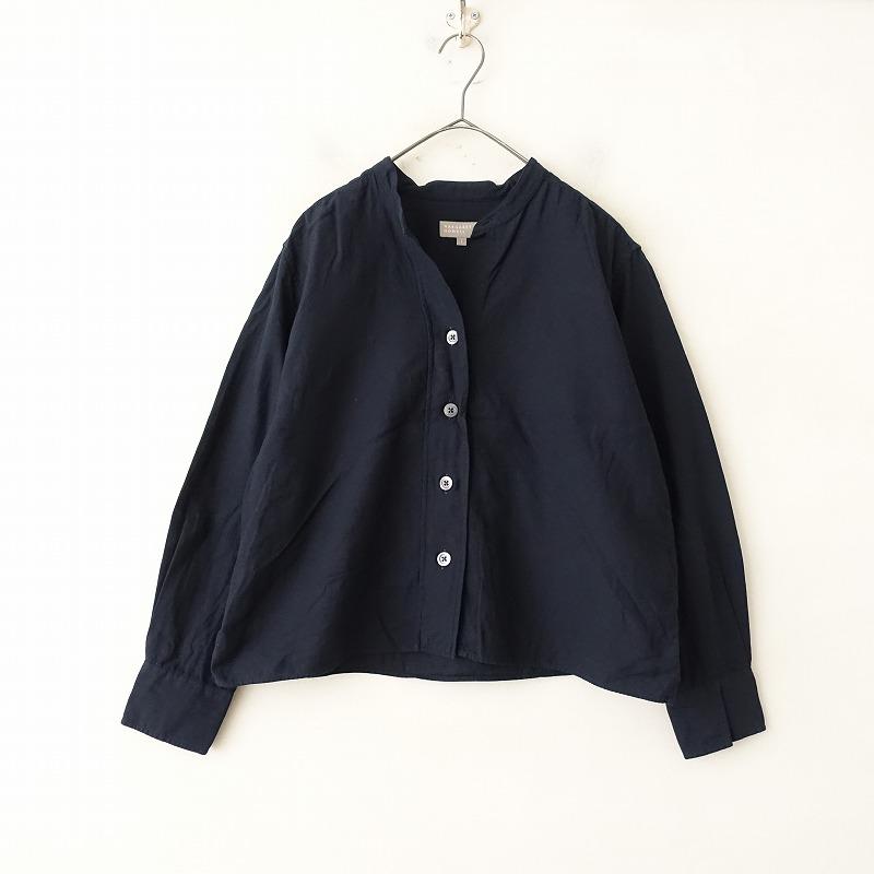 Margaret howell コットンシャツ　紺色 MARGARET HOWELL 【染】マーガレットハウエル *コットンシャツ*1