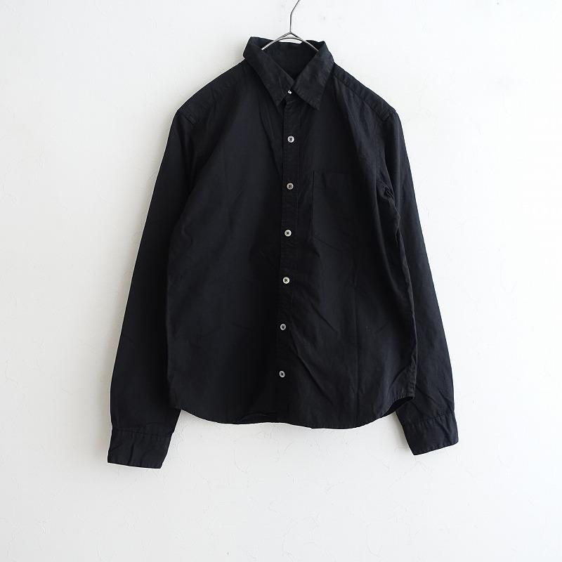 染】ラルフローレン Ralph Lauren *コットンシャツ*9綿ブラック黒