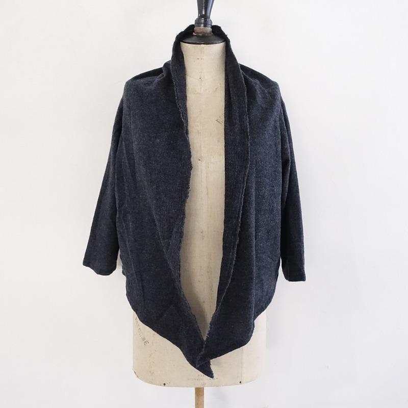 TOUJOURS（トゥジュー） *ウールカシミヤ羽織り*Fボレロ薄手ショート  