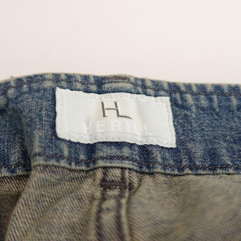 HERILL ヘリル ネップデニム M44 トラウザーズ サイズ2 HERILL ヘリル ネップデニム M44 トラウザーズ サイズ2