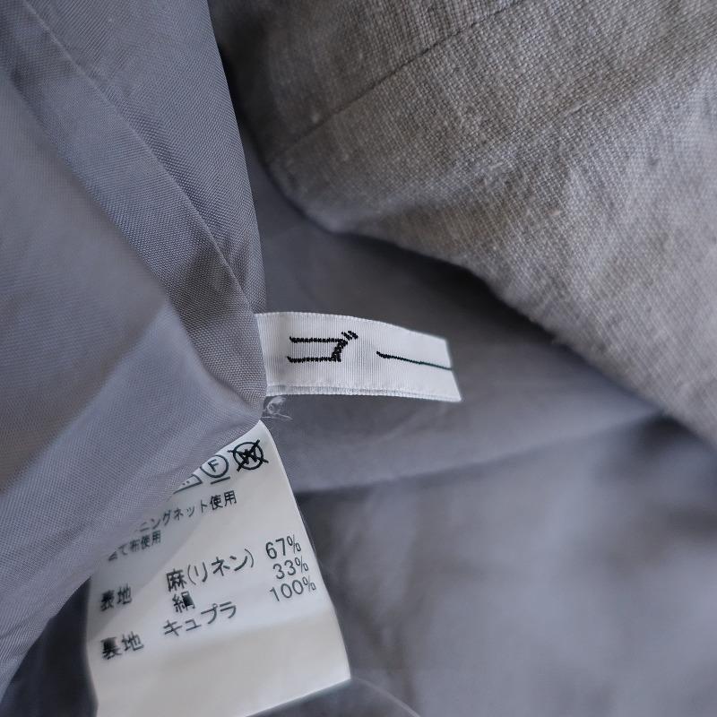 ゴーシュ スパンシルクリネンVネックワンピース 2【中古】【90H32 