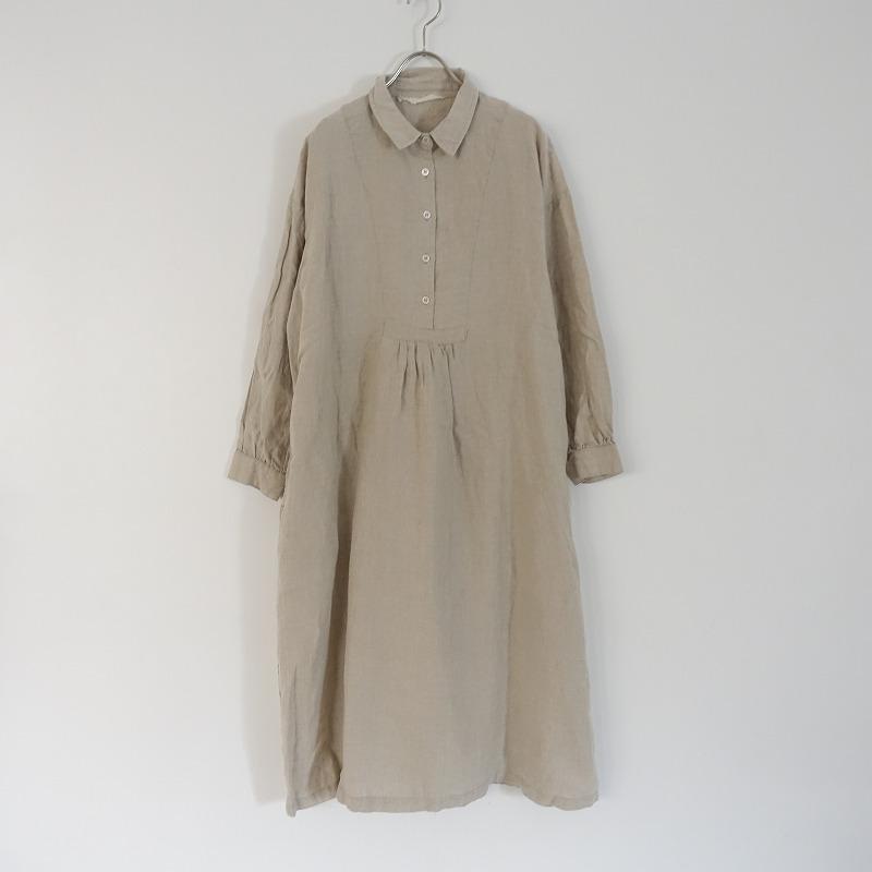 マシュカシュ Mashu Kashu *リネンギャザーワンピース*ロング マシュカシュ Mashu Kashu *リネンギャザーワンピース*ロング