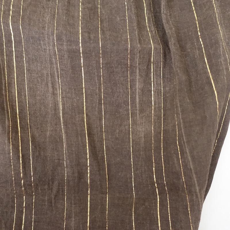 定価5.7万】 ユルタオ YURTAO 金ラメストライプエスニックロング 定価5.7万】 ユルタオ YURTAO 金ラメストライプエスニックロング