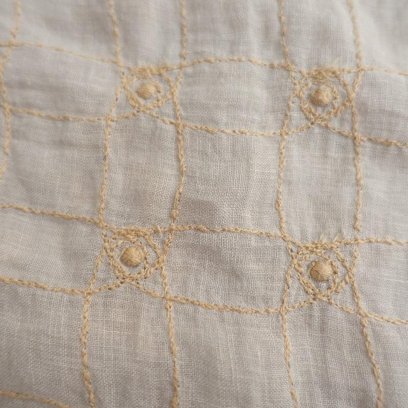 mina perhonen 【難あり】ミナペルホネン *cantuccio 五分袖ワンピース  