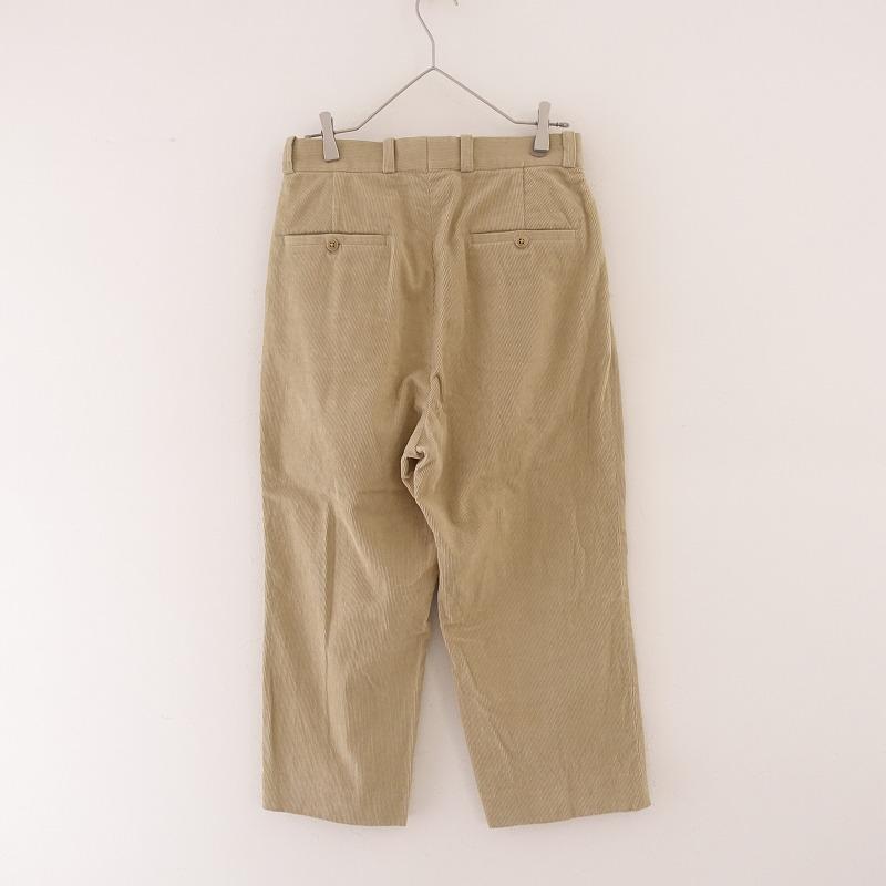 YAECA（ヤエカ） *69655 コーデュロイパンツ*29タック綿コットン