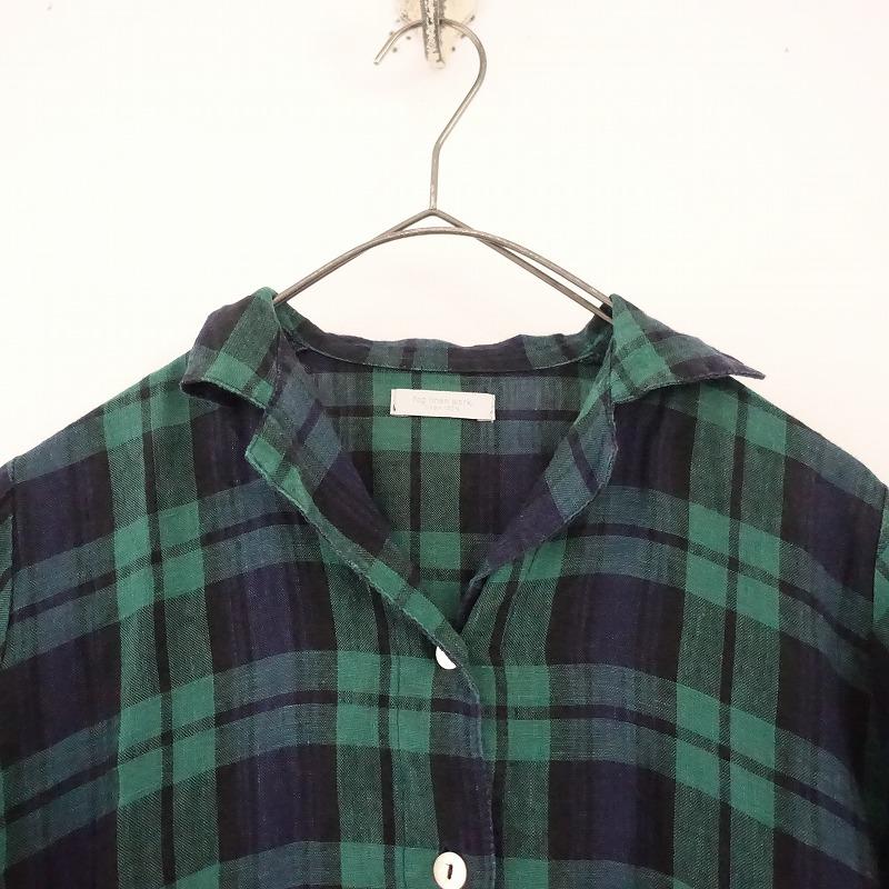 フォグリネンワーク fog linen work×hal *チェックワンピース*長袖