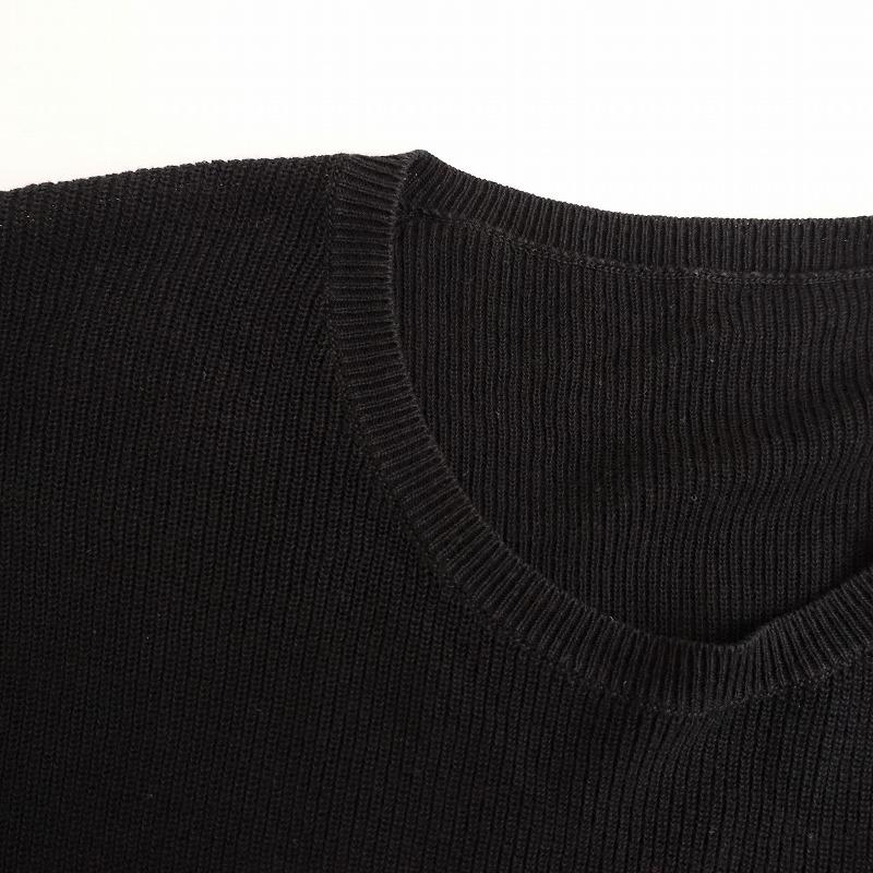 シックススリーナインセブン 6397 ウールカシミヤ 長袖ロングニット ブラック シックススリーナインセブン 6397 ウールカシミヤ 長袖ロング