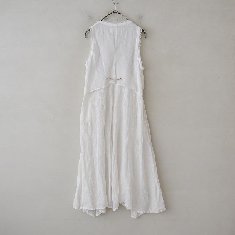 Tabrik タブリク *リネンノースリーブワンピース*ジャンパースカート