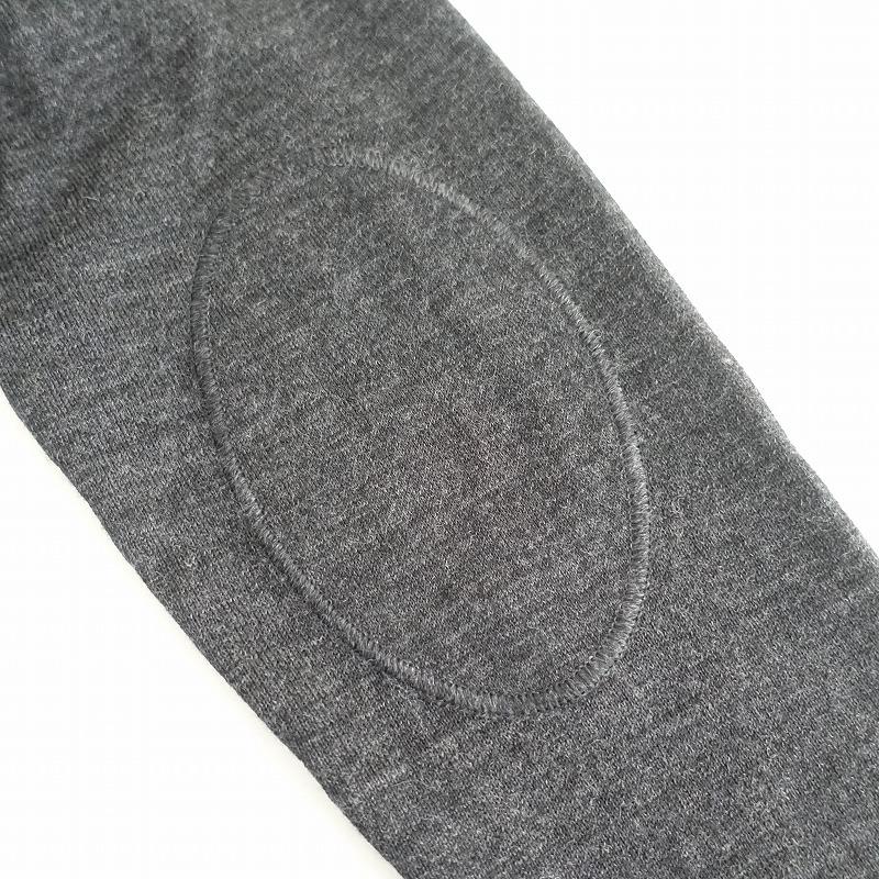 メゾンマルジェラ　24AW チャコールグレー　畦編みニット メゾンマルジェラ 24AW チャコールグレー 畦編みニット Maison