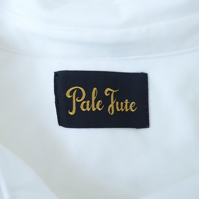 ペールジュート Pale Jute *プルオーバーシャツ*F切替え比翼ボタン綿混 