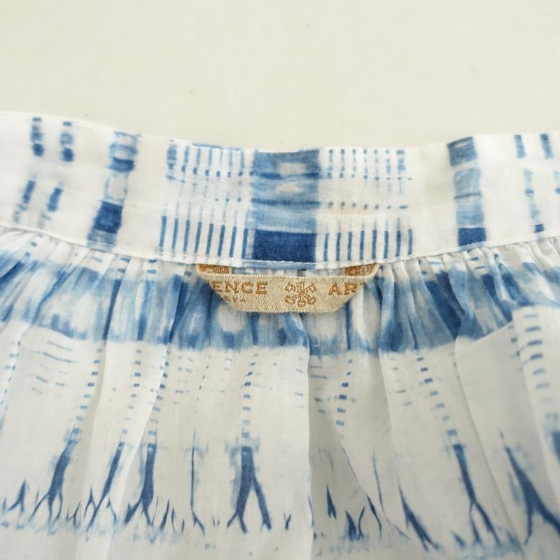 えみおわす　麻ノースリーブシャツ　arts&science えみおわす 麻ノースリーブシャツ arts&science Linen / Hemp