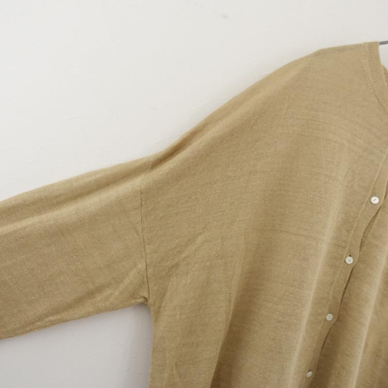 ARTS&SCIENCE リネンのカーディガン ARTS&SCIENCE アーツ&サイエンス リネン ニット カーディガン
