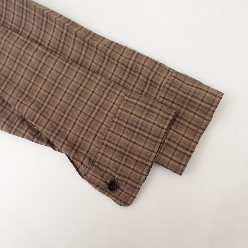 オールドマンズテーラー R&D.M.Co- *コットンシルクチェックシャツ*M