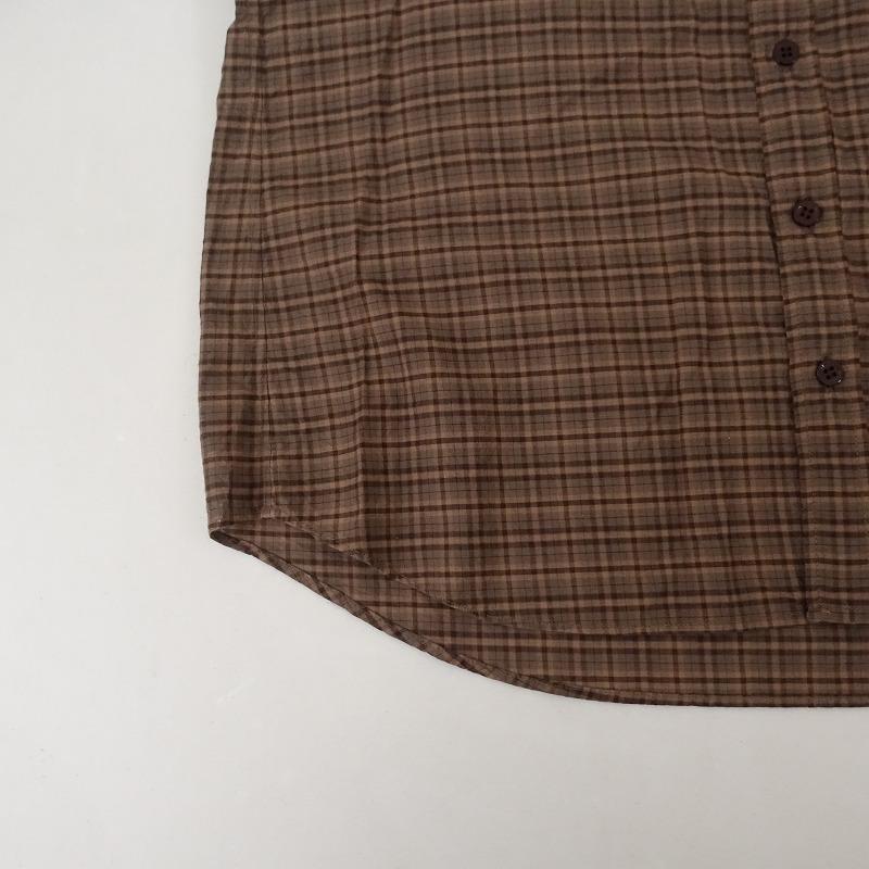 オールドマンズテーラー R&D.M.Co- *コットンシルクチェックシャツ*M 