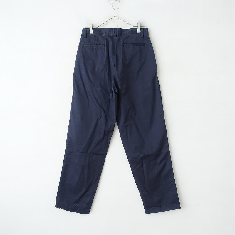 名作 E.TAUTZ CORE FIELD TROUSERS CHINOネイビー E.tautz / PLEATED CHINO ネイビー 名作 E.TAUTZ CORE FIELD TROUSERS
