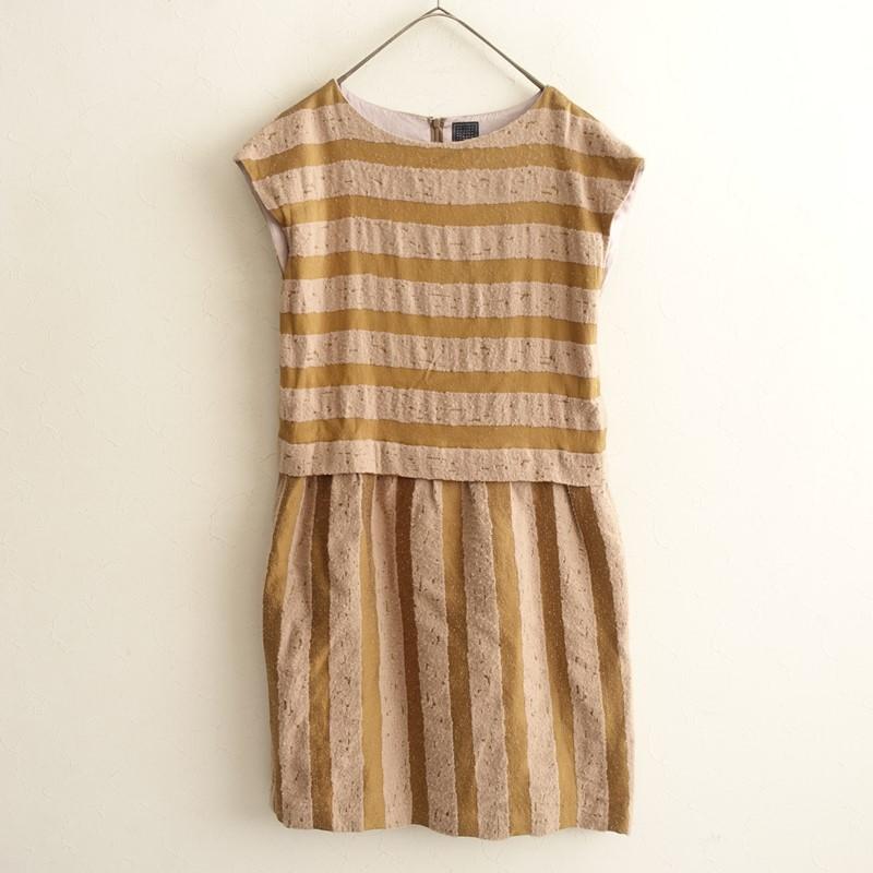 ベルト・タグなし未使用品　ミナペルホネン「chorus」ワンピース ドレス　38 ベルト・タグなし未使用品 ミナペルホネン「chorus」ワンピース ドレス