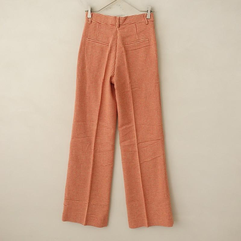 美品】オットダム ottod'Ame *千鳥格子柄センタープレスパンツ