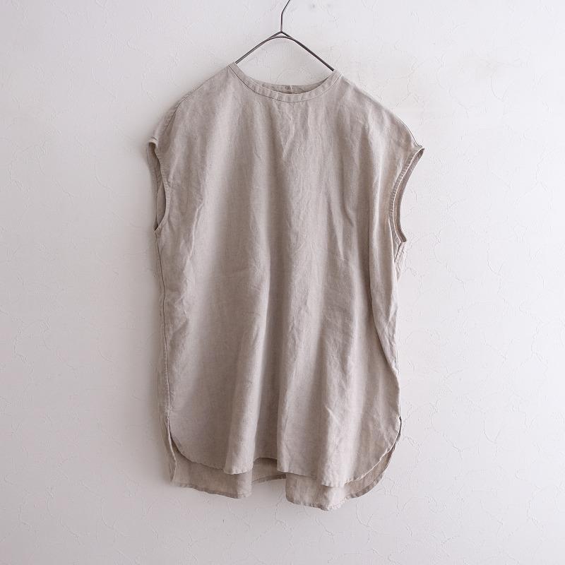 かぐれ 【定価1.2万】かぐれ kagure *リネンクルーネックフレンチ 