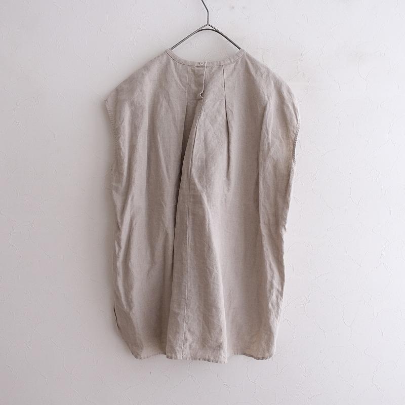 かぐれ 【定価1.2万】かぐれ kagure *リネンクルーネックフレンチ 