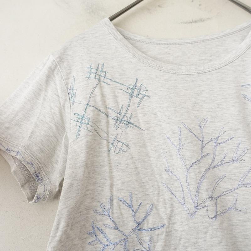 HaaT ハート *刺しゅう半袖Tシャツ 2*イッセイミヤケISSEY MIYAKE