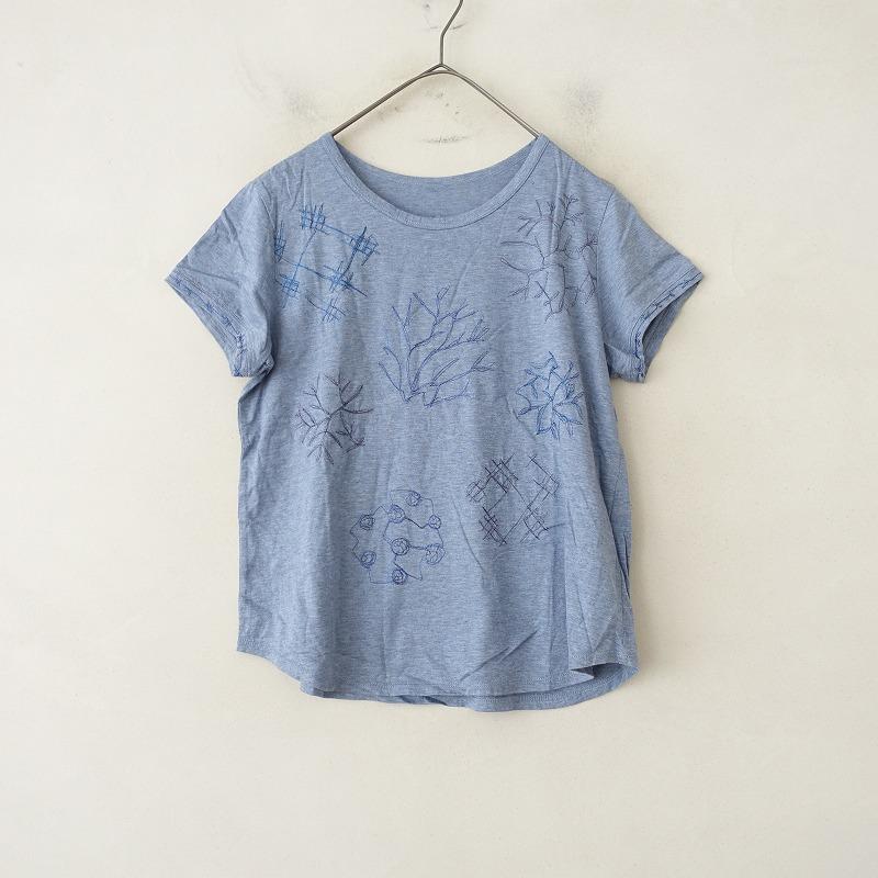 Sunny clouds ハート HaaT *刺しゅう半袖Tシャツ 2*イッセイ