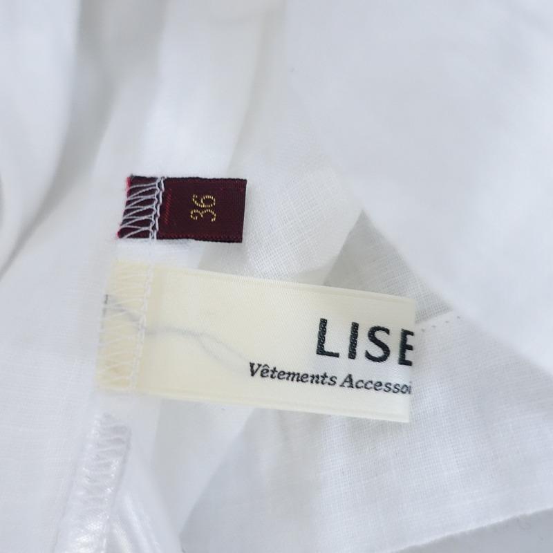 リゼッタ Lisette *ピンタックリネンブラウス*ホワイト麻長袖ブラウス 