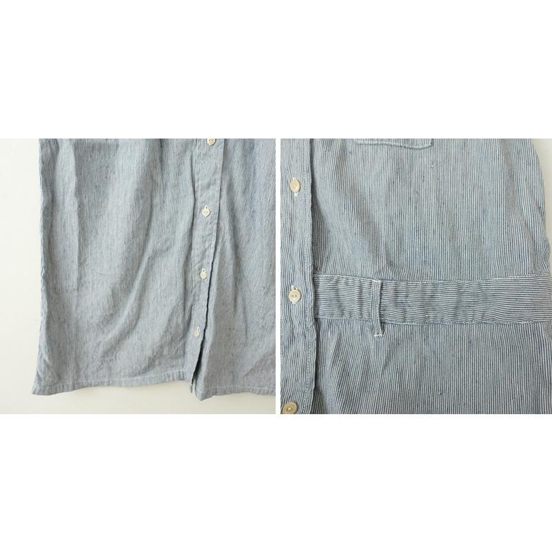 Vlas Blomme（ヴラスブラム） *リネンストライプロングワンピース