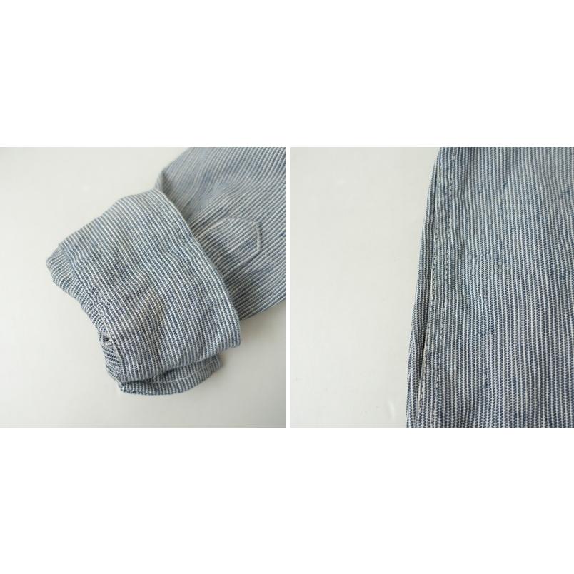 Vlas Blomme（ヴラスブラム） *リネンストライプロングワンピース