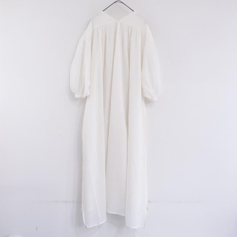 エミックエティック emic:etic *コットンシルクパフスリーブワンピース