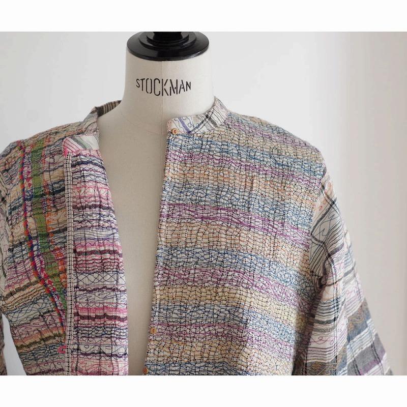 新品】インジリ injiri：Shekhawati-45 刺繍ロングジャケット