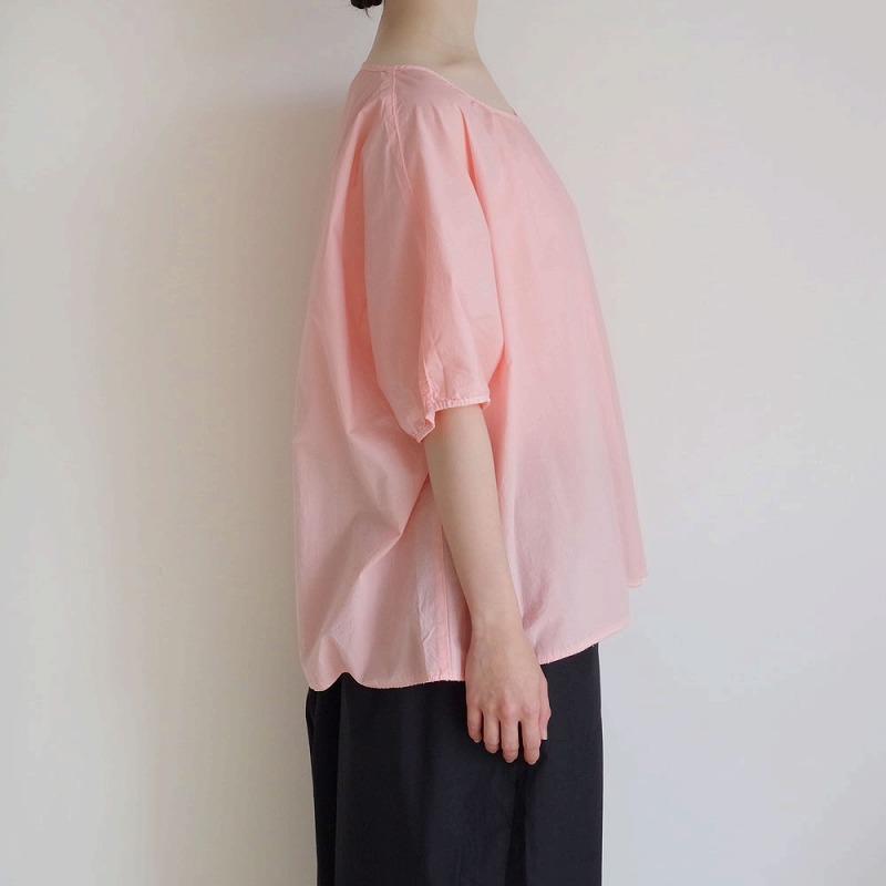 マニュエルギバルManuelle Guibal ブラウス2フランス製ピンク色美品 新品】マニュエルギバル Manuelle Guibal : ZANI プルオーバーブラウス