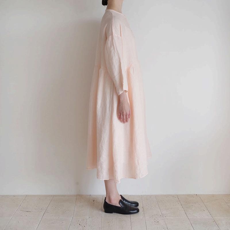 新品】 マニュエルギバル Manuelle Guibal OLI リネンギャザー切り替え  