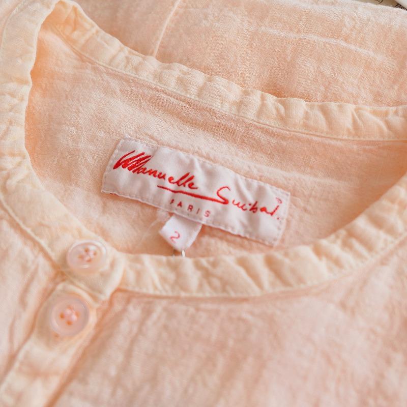 新品】 マニュエルギバル Manuelle Guibal OLI リネンギャザー 新品】 マニュエルギバル Manuelle Guibal OLI リネンギャザー