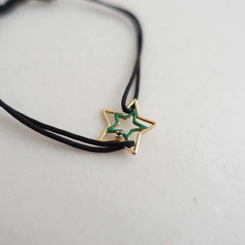 アリータ ALIITA *CORD BRACELET ブレスレット スター*イエロー 