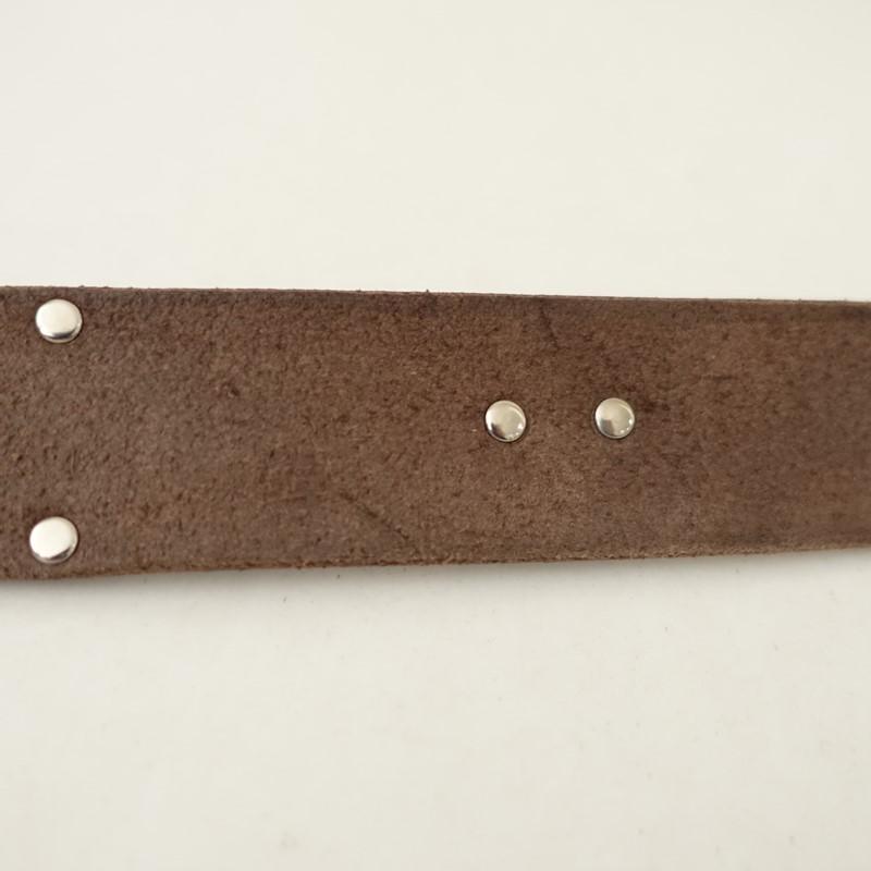 レキップヨシエイナバ L'EQUIPE YOSHIE INABA *レザーベルト*ダーク