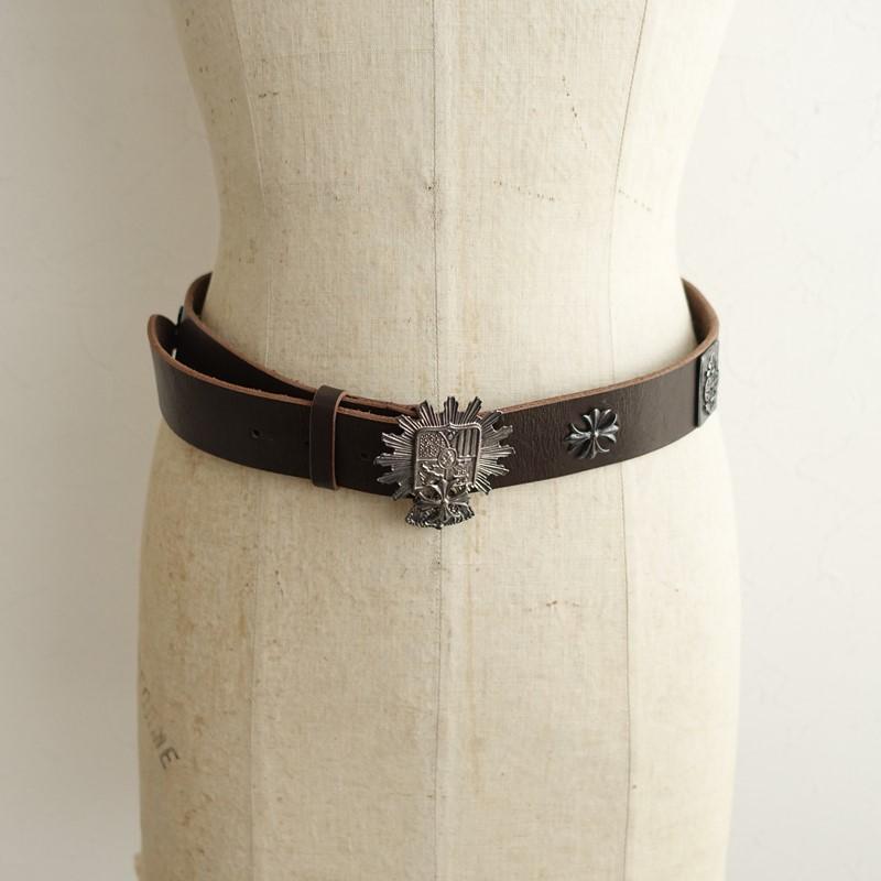 レキップヨシエイナバ L'EQUIPE YOSHIE INABA *レザーベルト*ダーク