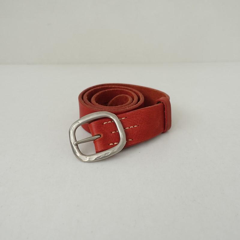 45rpm レザー ベルト 赤 45アールピーエムスタジオ 45RPM STUDIO *レザーベルト*レッドブラウン