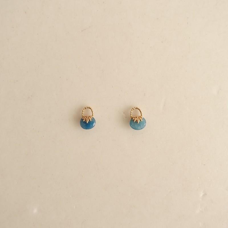 ノジェス NOJESS *Tiny bag Charm ブルークオーツチャーム2個セット