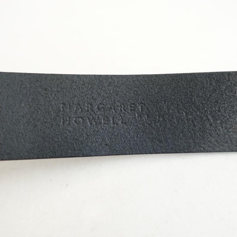 新品！定価2.5万マーガレットハウエル ワイド　レザーベルト MARGARET HOWELL（マーガレットハウエル） 【定価2.5万】マーガレット