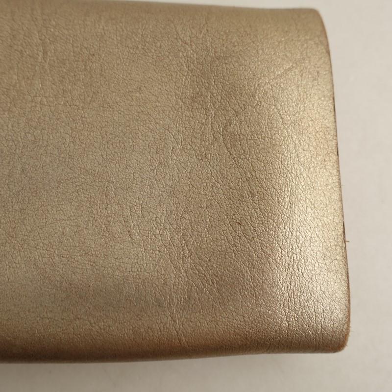 定価4.5万】イルビゾンテ IL BISONTE *レザー 二つ折り財布*シャンパン