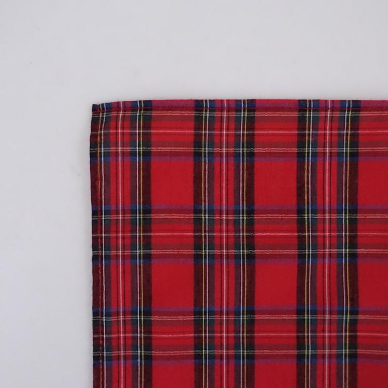 未使用】オールドマンズテーラー R&D.M.Co- *COTTON SILK TARTAN CHECK