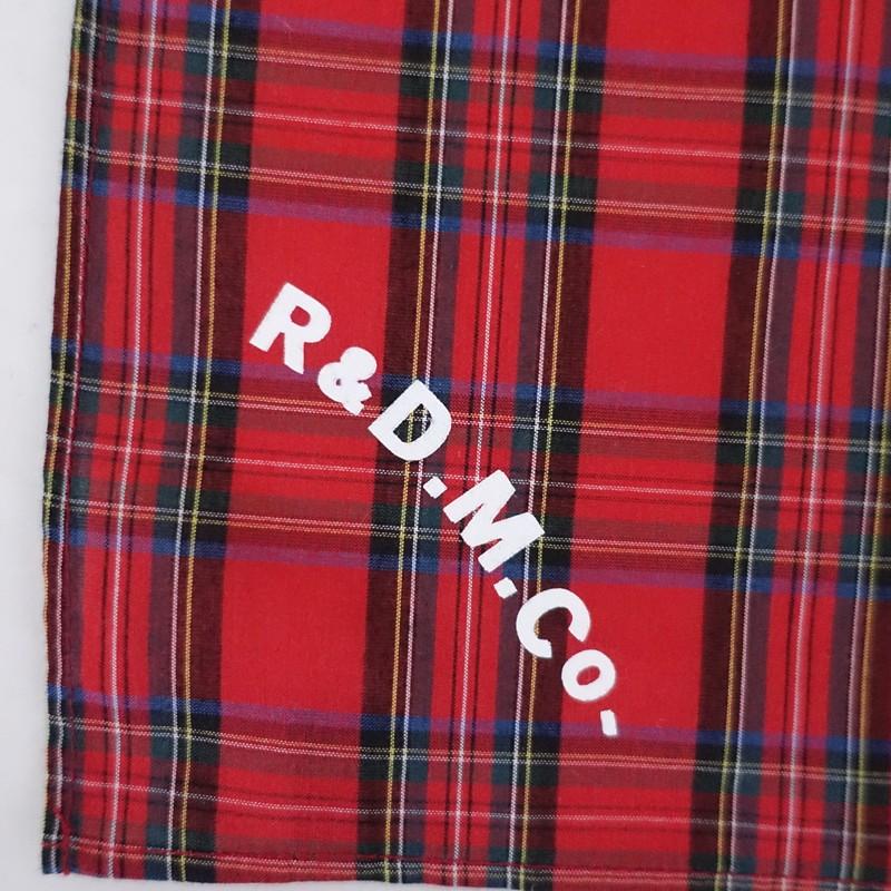 未使用】オールドマンズテーラー R&D.M.Co- *COTTON SILK TARTAN CHECK
