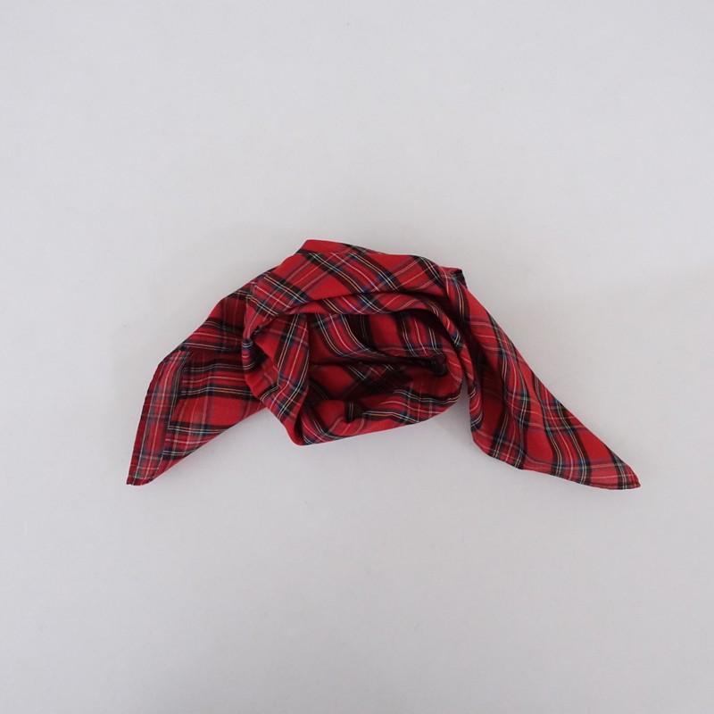未使用】オールドマンズテーラー R&D.M.Co- *COTTON SILK TARTAN CHECK