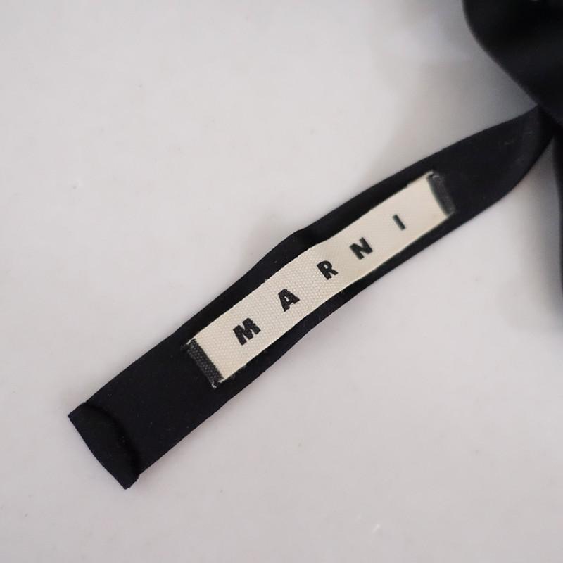 マルニ MARNI *ネックレス*ブラックグリーンゴールドビーズ