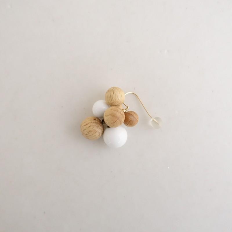 オカベマキコ×カシ オカベマキコ×KASI *葡萄シリーズ ピアス 片耳 
