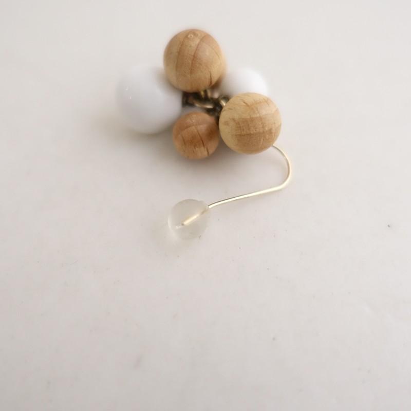 オカベマキコ×カシ オカベマキコ×KASI *葡萄シリーズ ピアス 片耳
