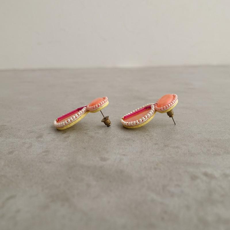 美品/定価2.5万】タマス tamas *Calender Pierce ピアス*ピンク