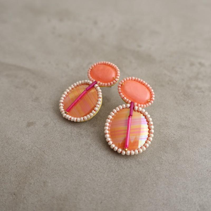 美品/定価2.5万】タマス tamas *Calender Pierce ピアス*ピンク 