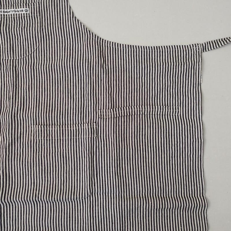 【未使用品】 オールドマンズテーラー　R&D.M.Co エプロン ブルー オールドマンズテーラーの爽やかなストライプのエプロン | お知らせ