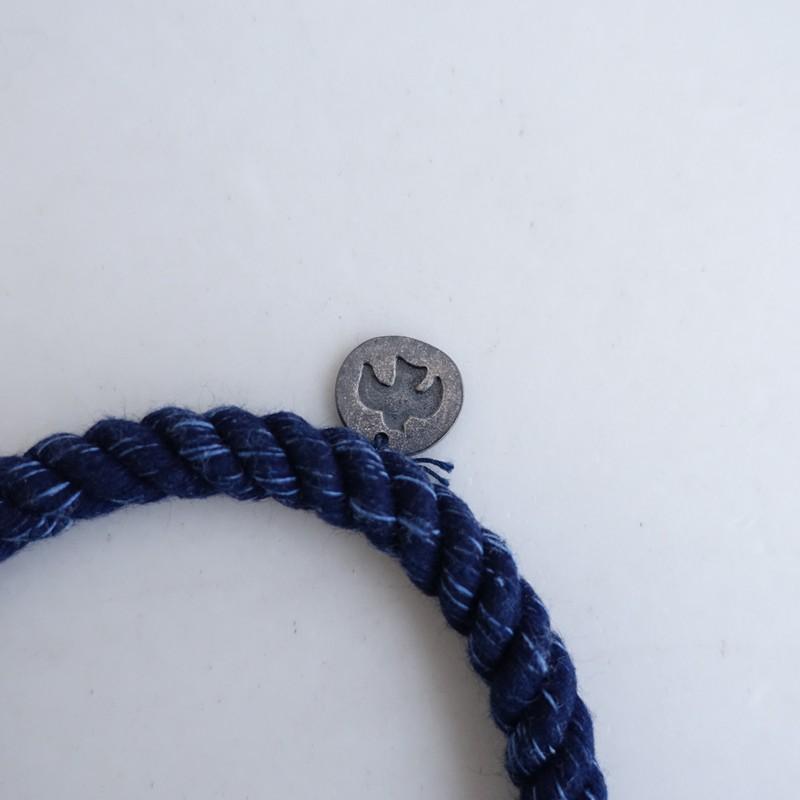 KAPITAL（キャピタル） *タッセルネックレス*インディゴ染めネイビー